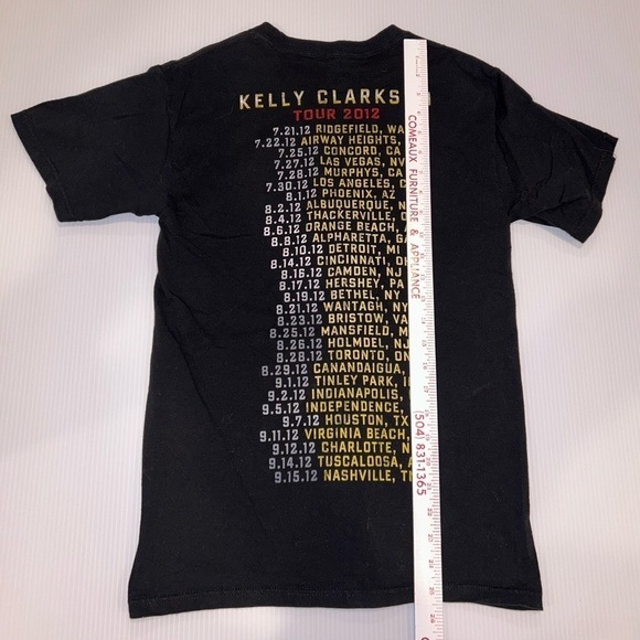 Kelly Clarkson 2012‎ Kelly Clarkson Tour T-Shirt - EUC - Size Small - Picture 4 of 5